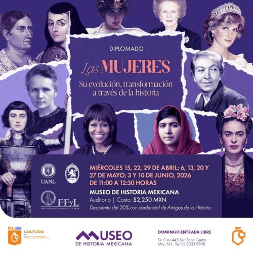 Ofrecen diplomado sobre “Las Mujeres. Su evolución y transformación a través de la historia”